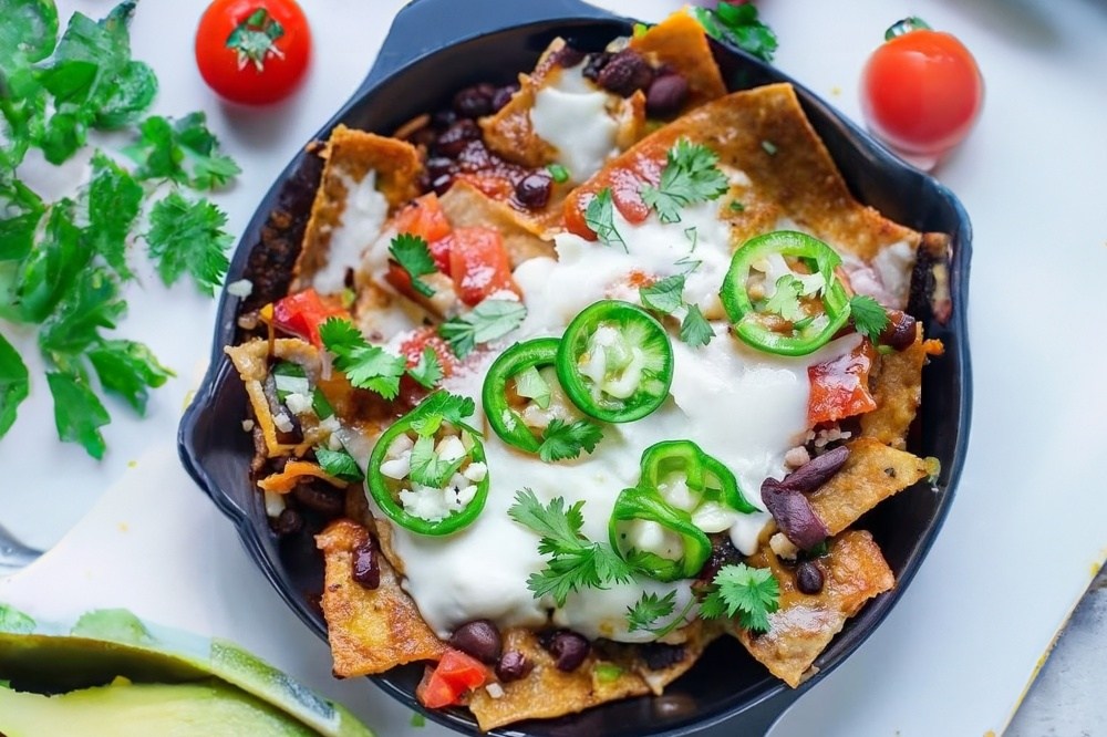 Black Bean Chilaquiles