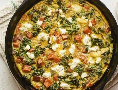 Heart-Healthy Sweet Potato Kale Frittata