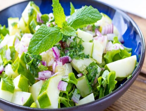 Cucumber Salad with Mint (Diabetes Friendly)