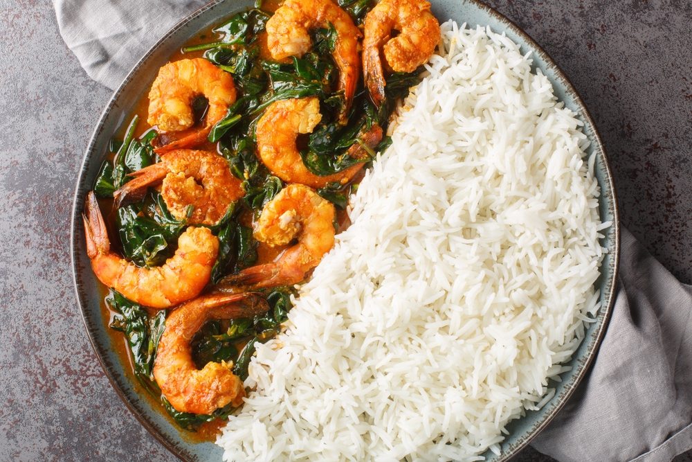 One-Pot Garlicky Shrimp & Spinach (Blood Pressure Friendly)