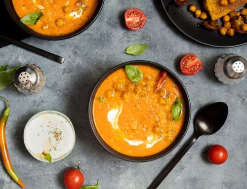 Red Lentil Chickpea Chilli Soup