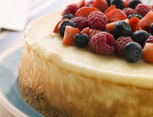 Light Lemony Berry Cheesecake (Diabetes-Friendly)