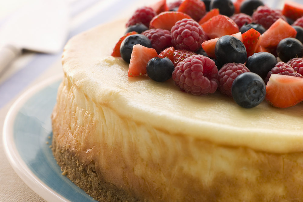 Light Lemony Berry Cheesecake (Diabetes-Friendly)