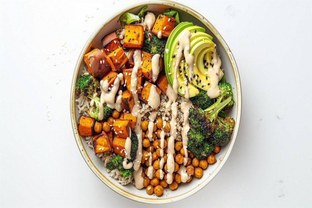 Quinoa Veggie Buddha Bowl (High Fiber & Immune Support)
