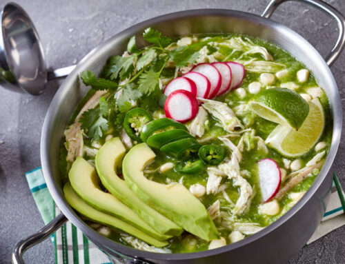 Green Pozole With Chicken and Avocado (Blood Pressure Healthy)